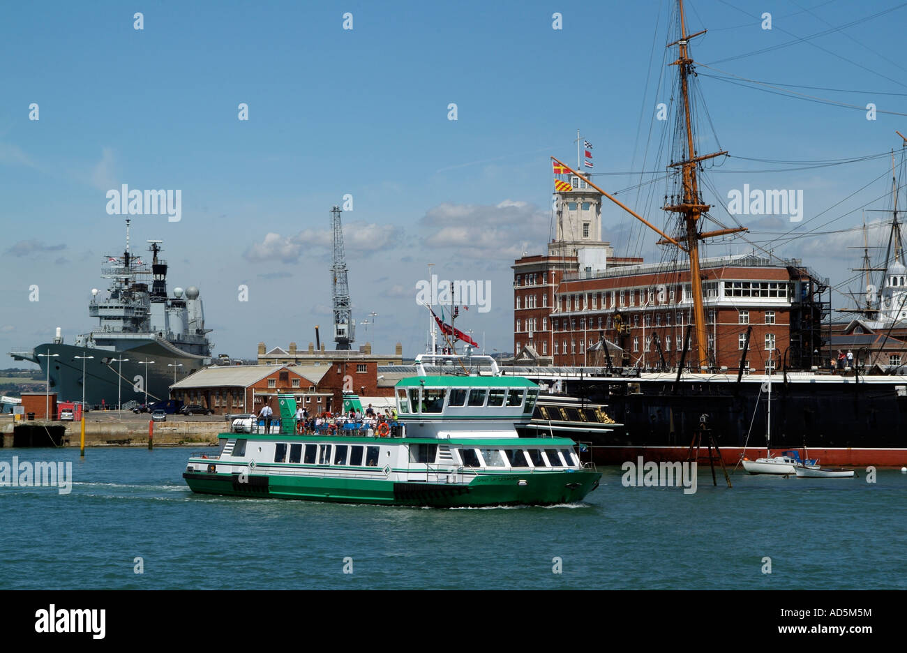 Gosport ferry Spirit of Gosport in Portsmouth Harbour England UK Stock