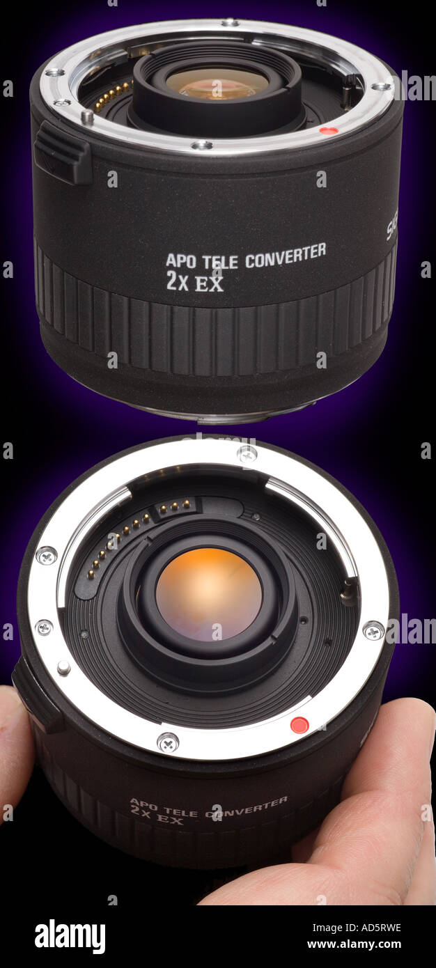 X2 Sigma teleconverter telephoto lens converter Stock Photo Alamy