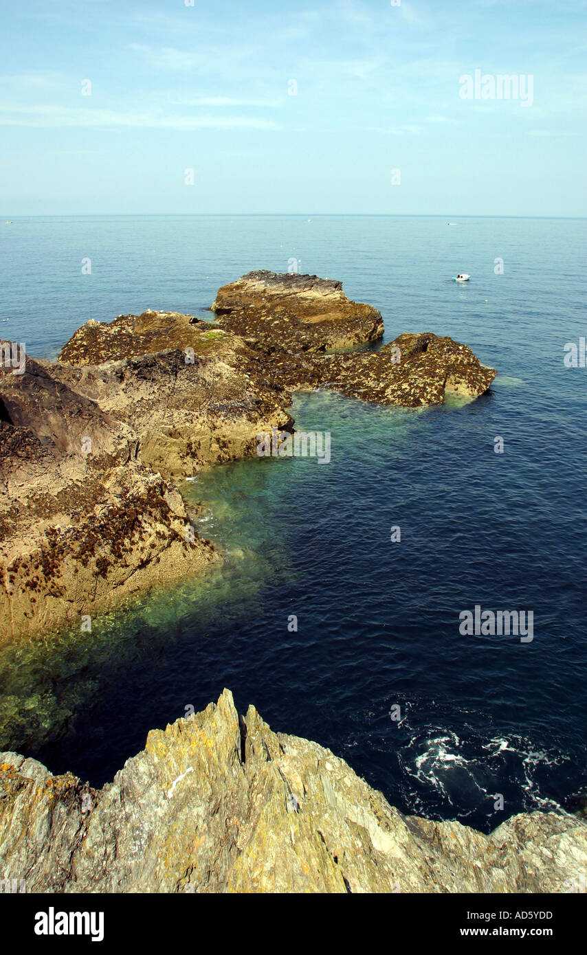 Port Gaverne near Port Isaac, Cornwall, UK Stock Photo Alamy