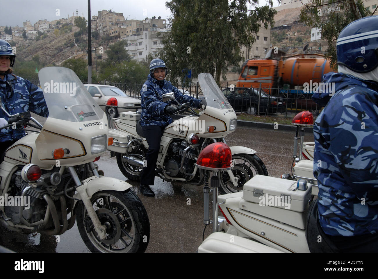 Jordan police women hi-res stock photography and images - Alamy