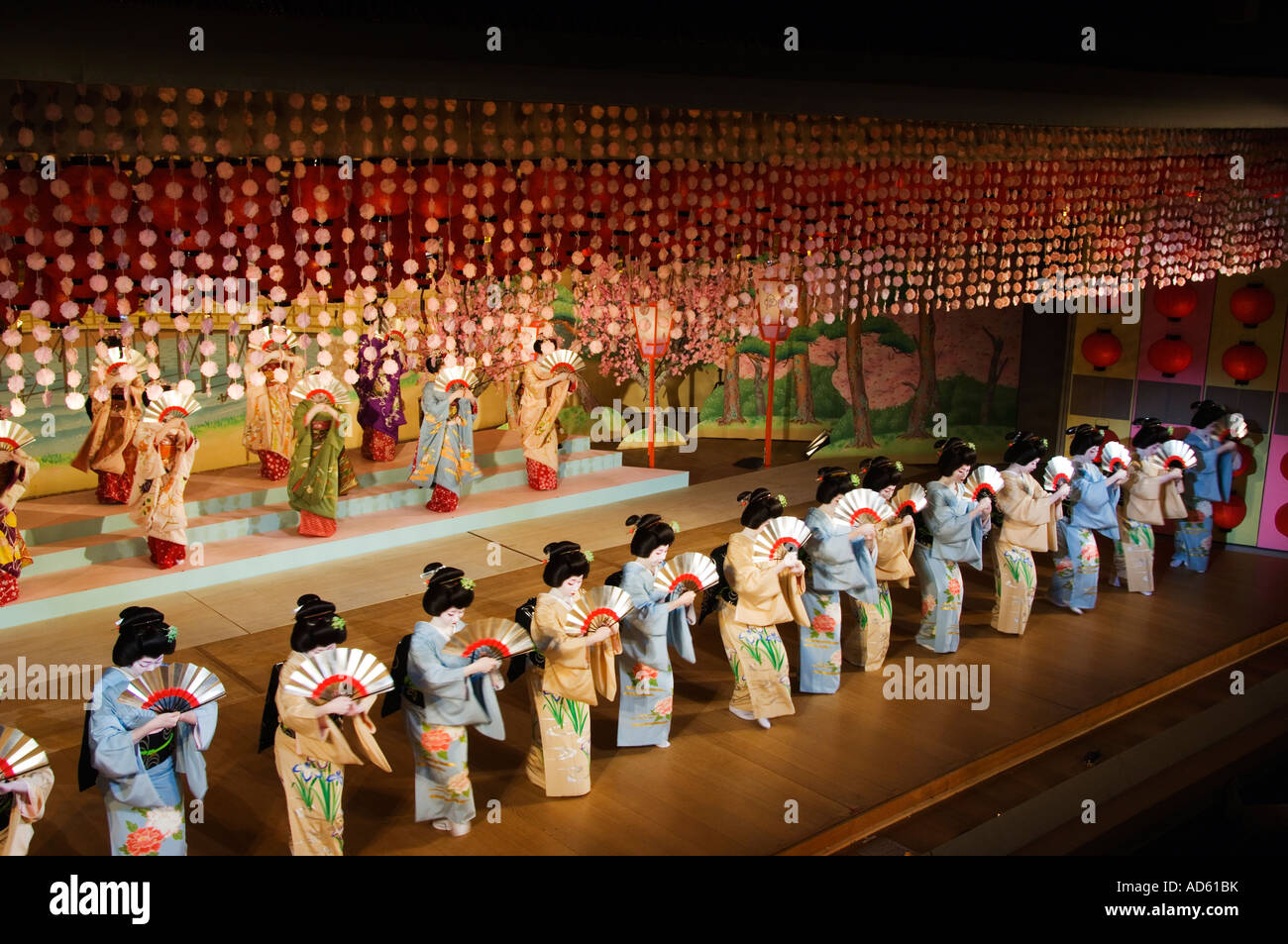 Japan Honshu Island Kyoto Kyo Odori Geisha Spring Dance performance