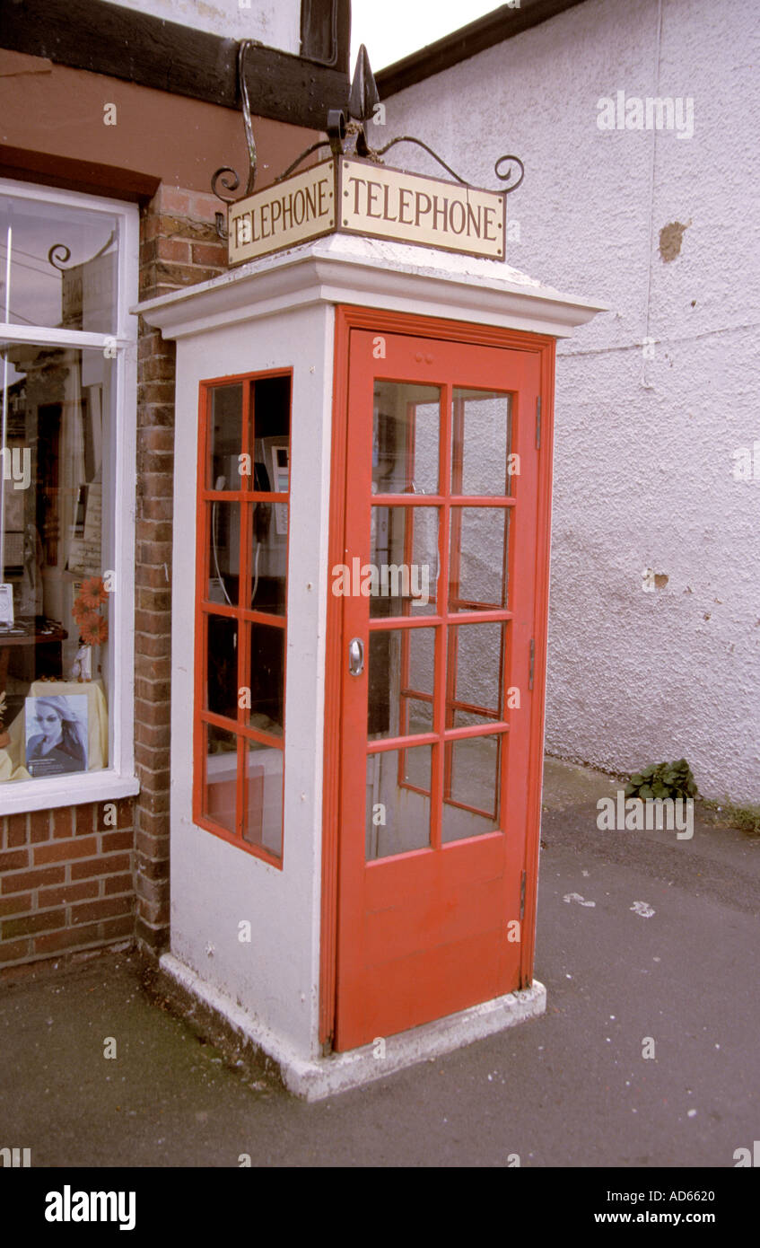 Bembridge Isle of Wight Telephone Box Kiosk Stock Photo - Alamy