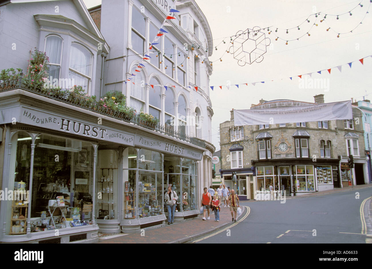 Ventnor Isle of Wight Hurst Ironmonger Shop Stock Photo Alamy