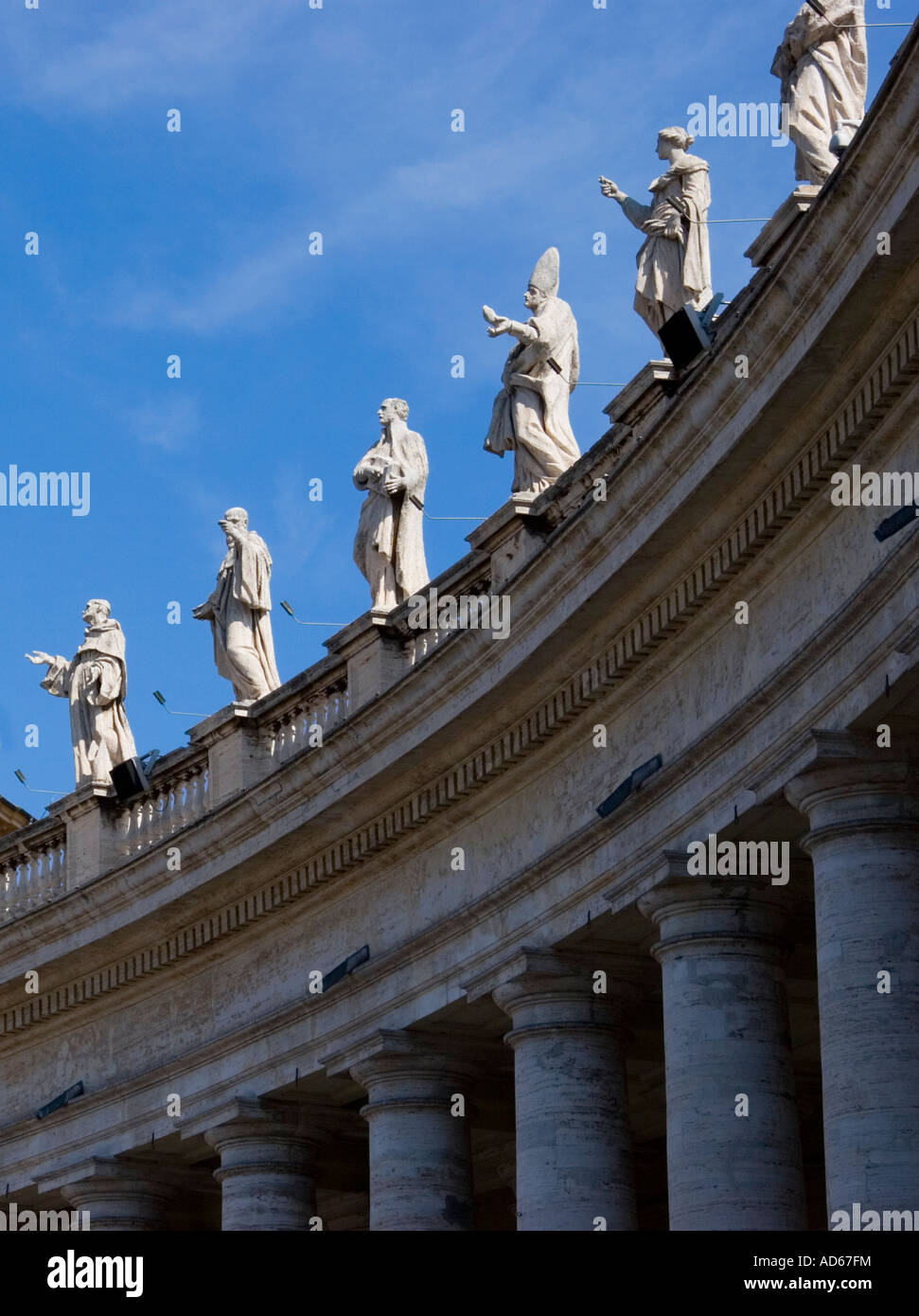Saint Peter s Piazza Piazza San Pietro and St Peter s Basilica Vatican City Italy Stock Photo