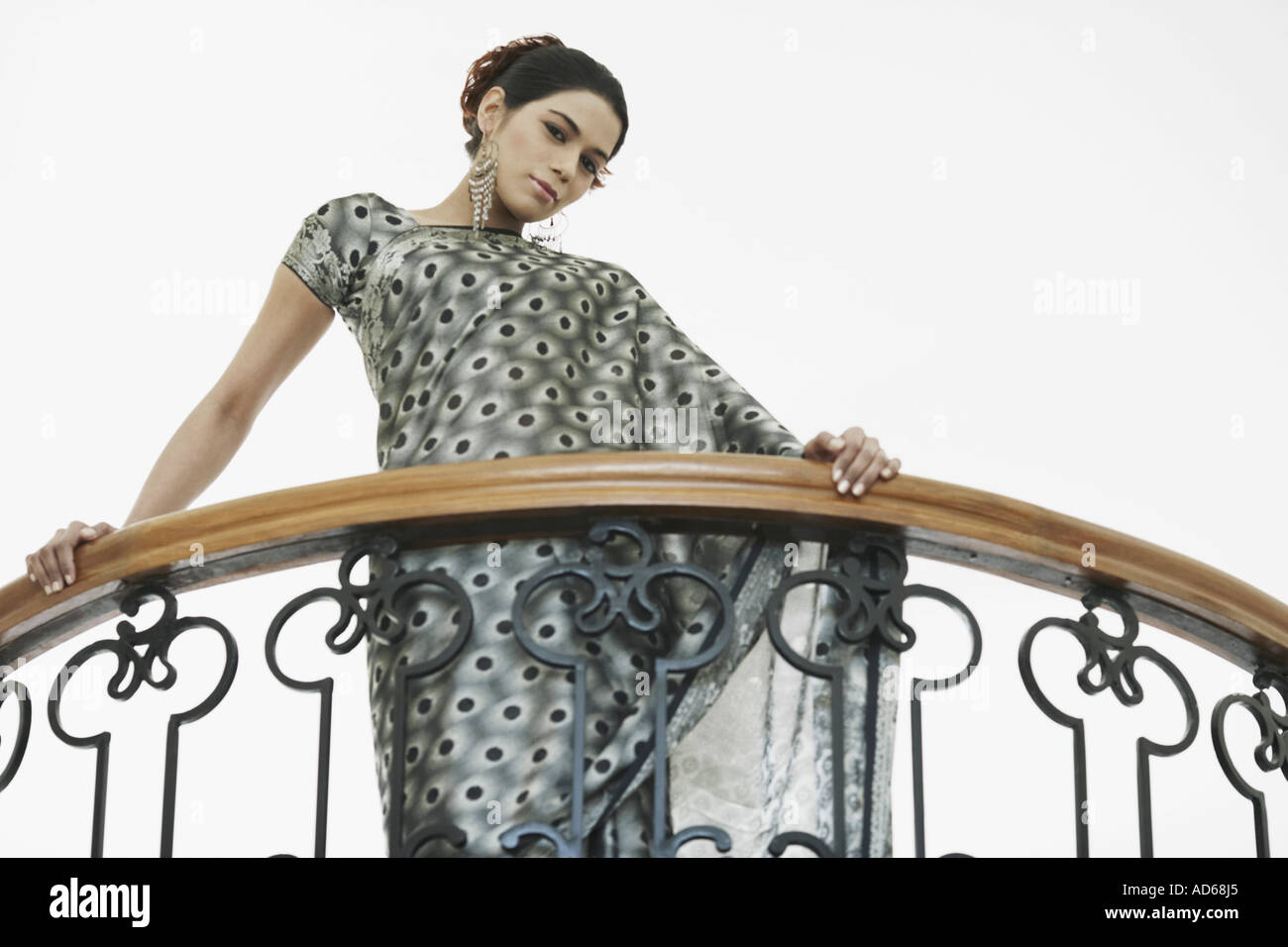 Indian woman standing in balcony hi-res stock photography and images ...