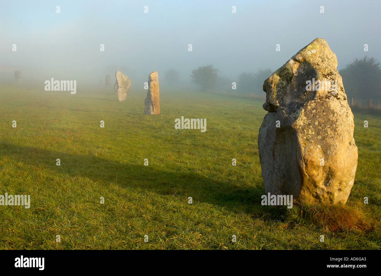 Standing Stones Avebury Wiltshire UK Stock Photo