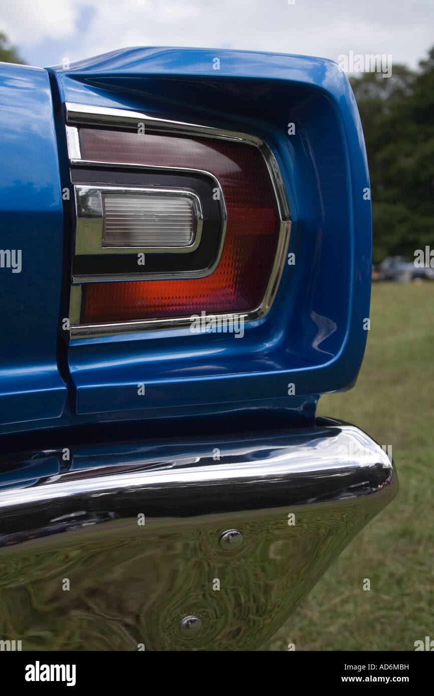 Rear light from a 1960s Plymouth classic American car Stock Photo
