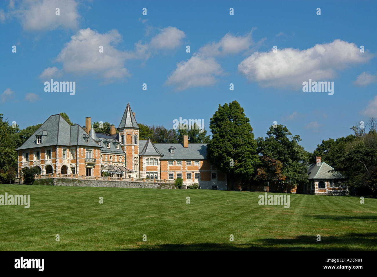 Landscape of suburb of Philadelphia, Pennsylvania, USA Stock Photo