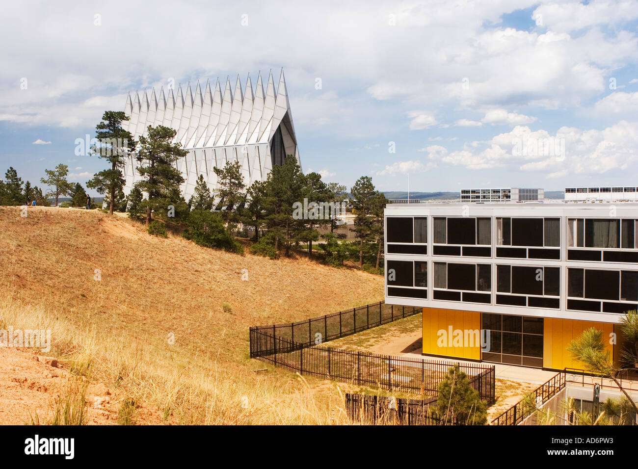 United states air force academy cadet chapel hi-res stock photography ...