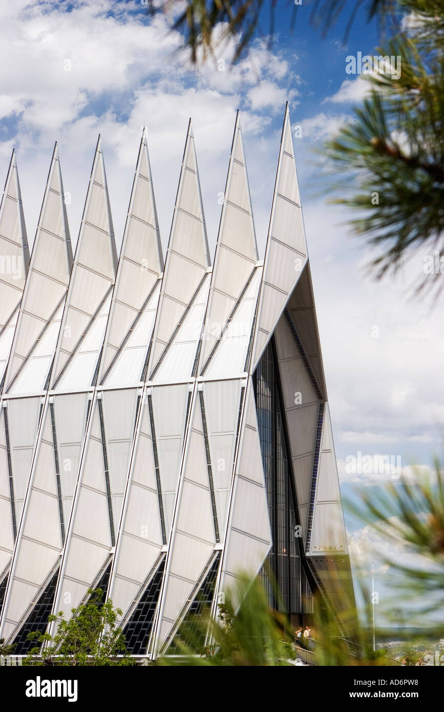 United states air force academy cadet chapel hi-res stock photography ...