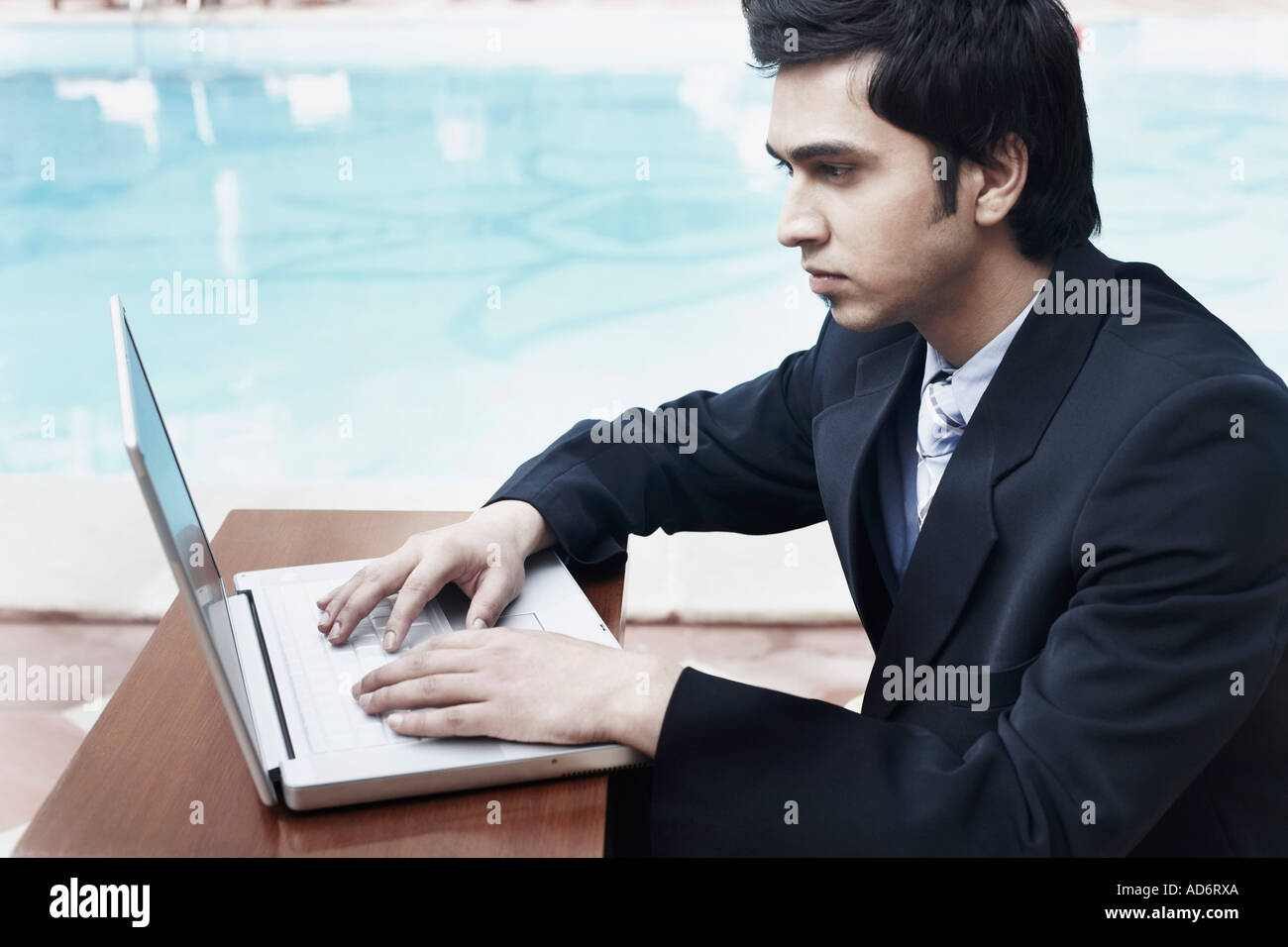 Close up male typing hi-res stock photography and images - Alamy