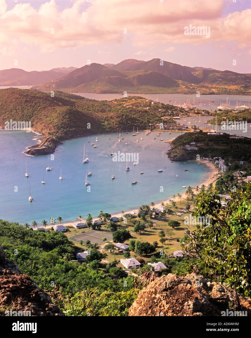 English Harbour Antigua Caribbean Stock Photo Alamy