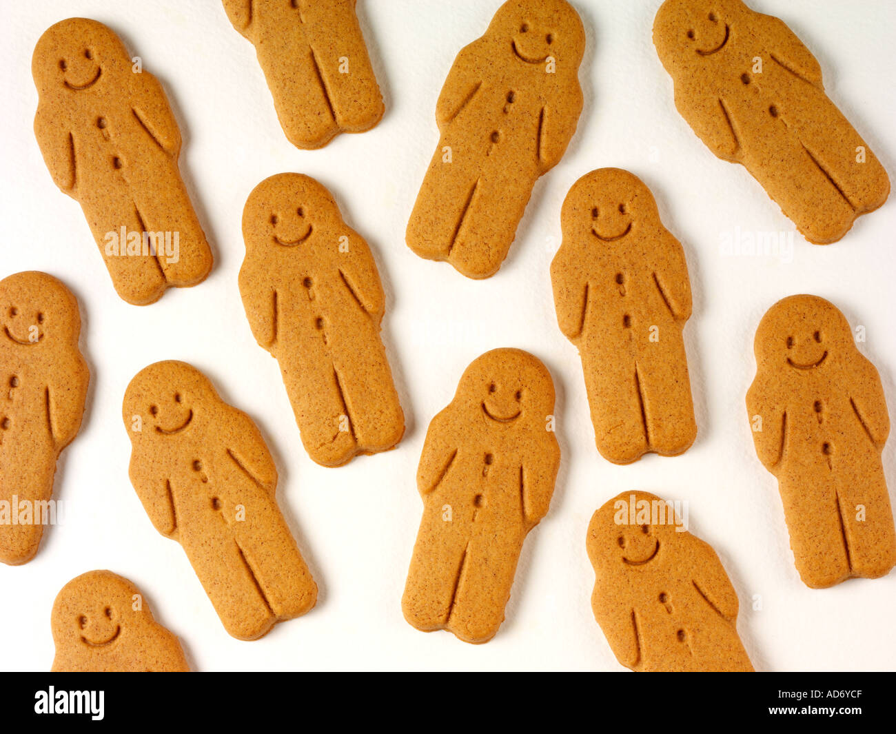 GINGERBREAD MEN Stock Photo