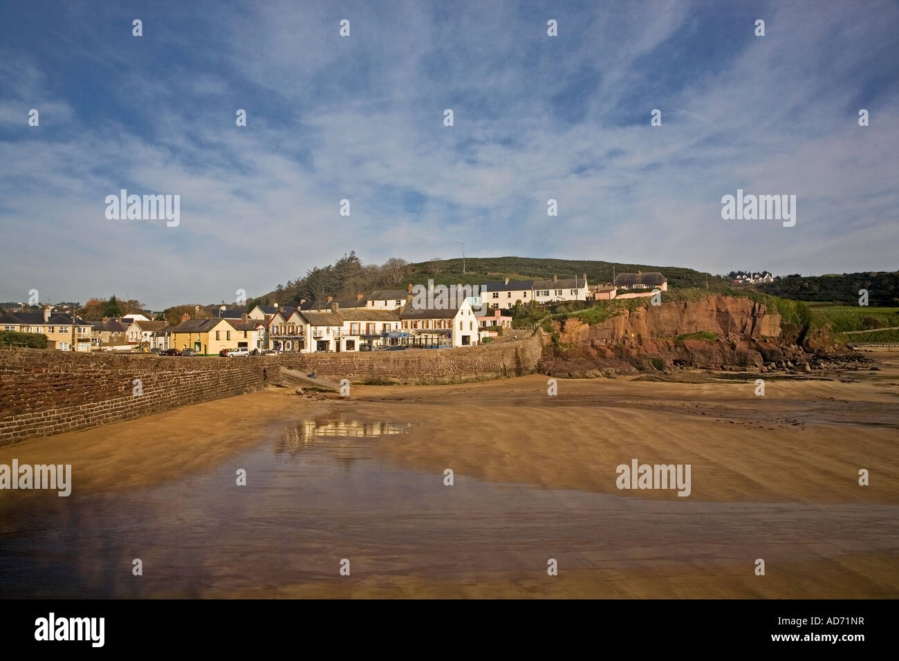 The Cove at Dunmore East, County Waterford, Ireland Stock Photo