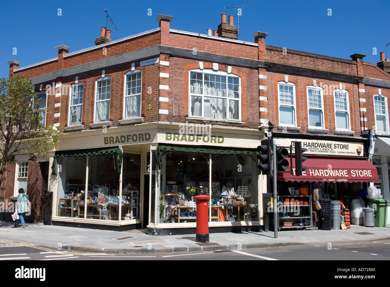 High Street Barnes London England Stock Photo Alamy