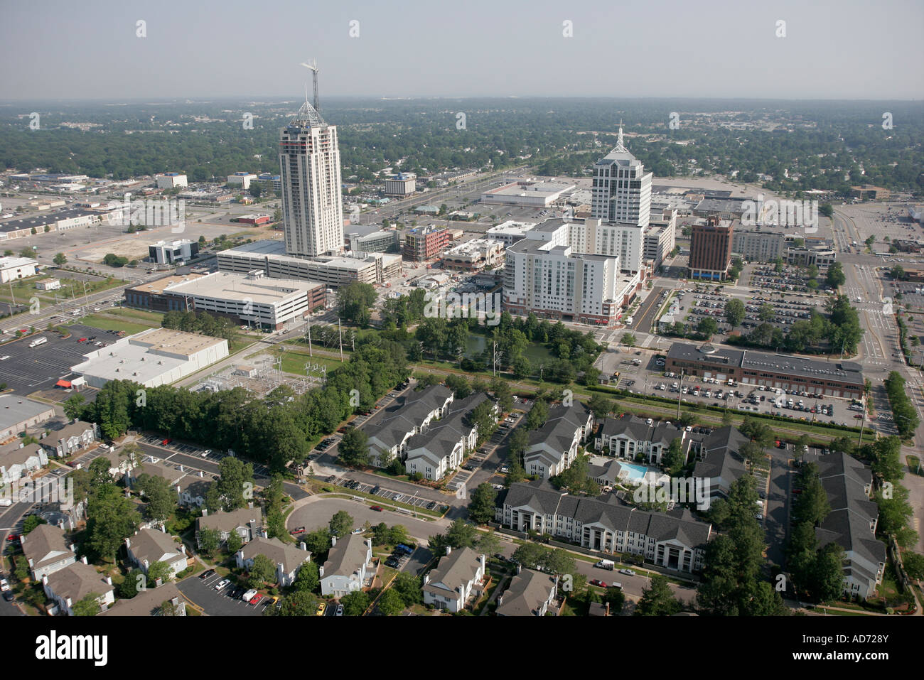 Virginia Beach,Town Center,centre,aerial overhead view from above,view
