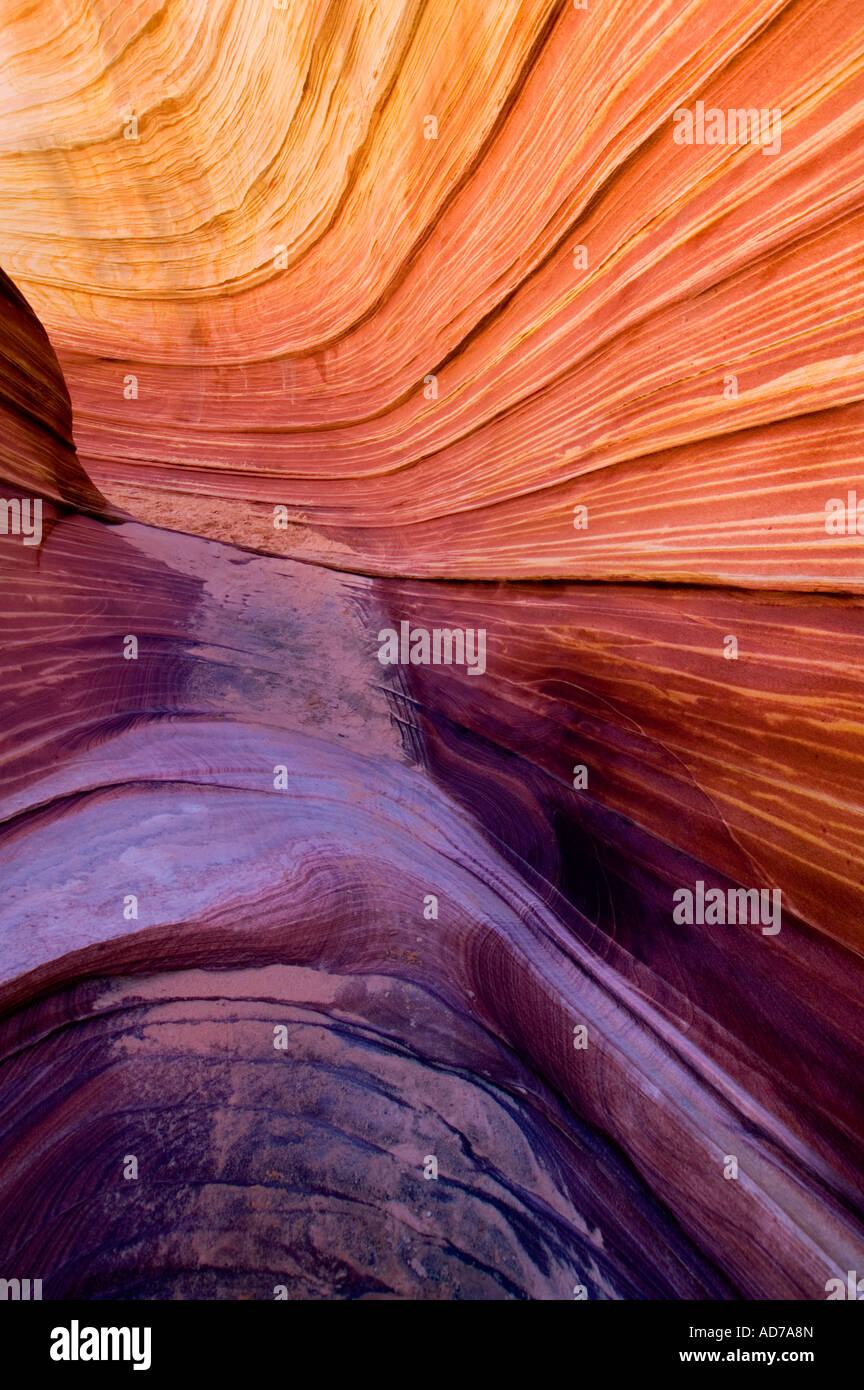 Arizona Swirl Rocks Rock rocks formations swirl layer hi-res stock photography and images ...