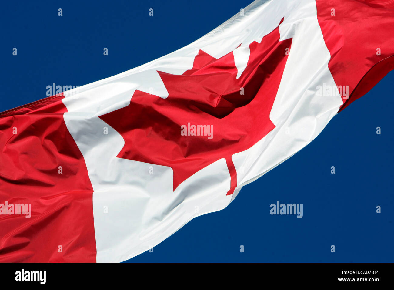 Canadian flag Stock Photo