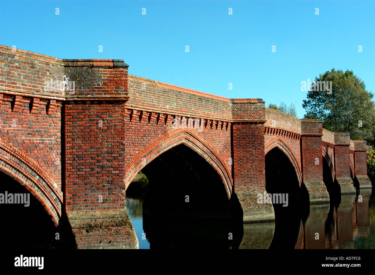 Bridge at Clifton Hampden Oxfordshire UK Stock Photo