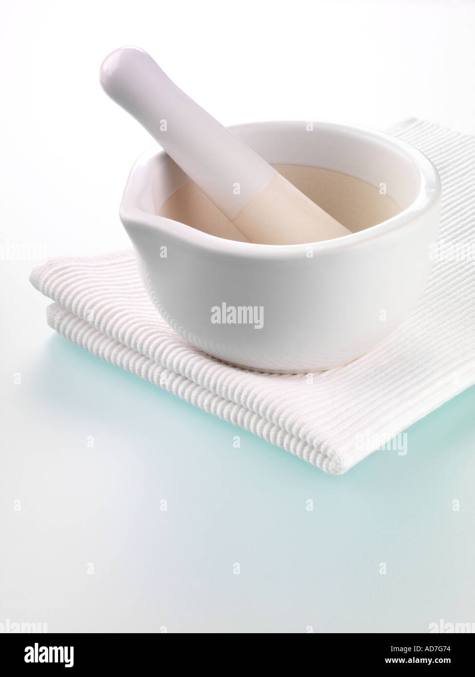PESTLE AND MORTAR Stock Photo