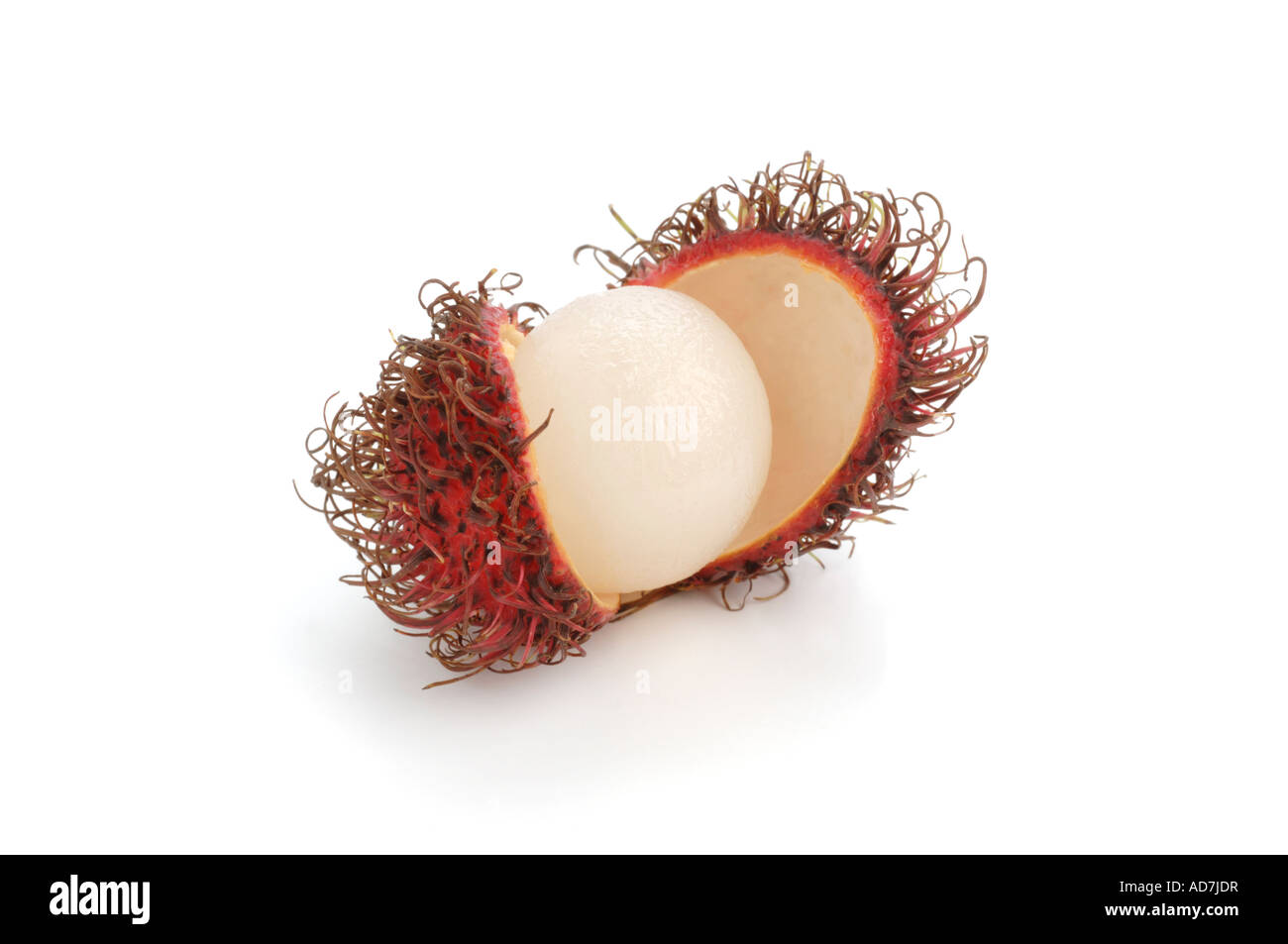 Fresh rambutan fruit Cut Out Stock Images & Pictures - Alamy