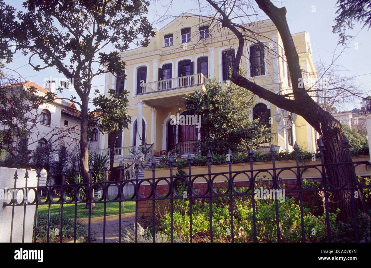 Old mansion in Buyukada the largest of the Princess Islands in Istanbul Turkey Stock Photo