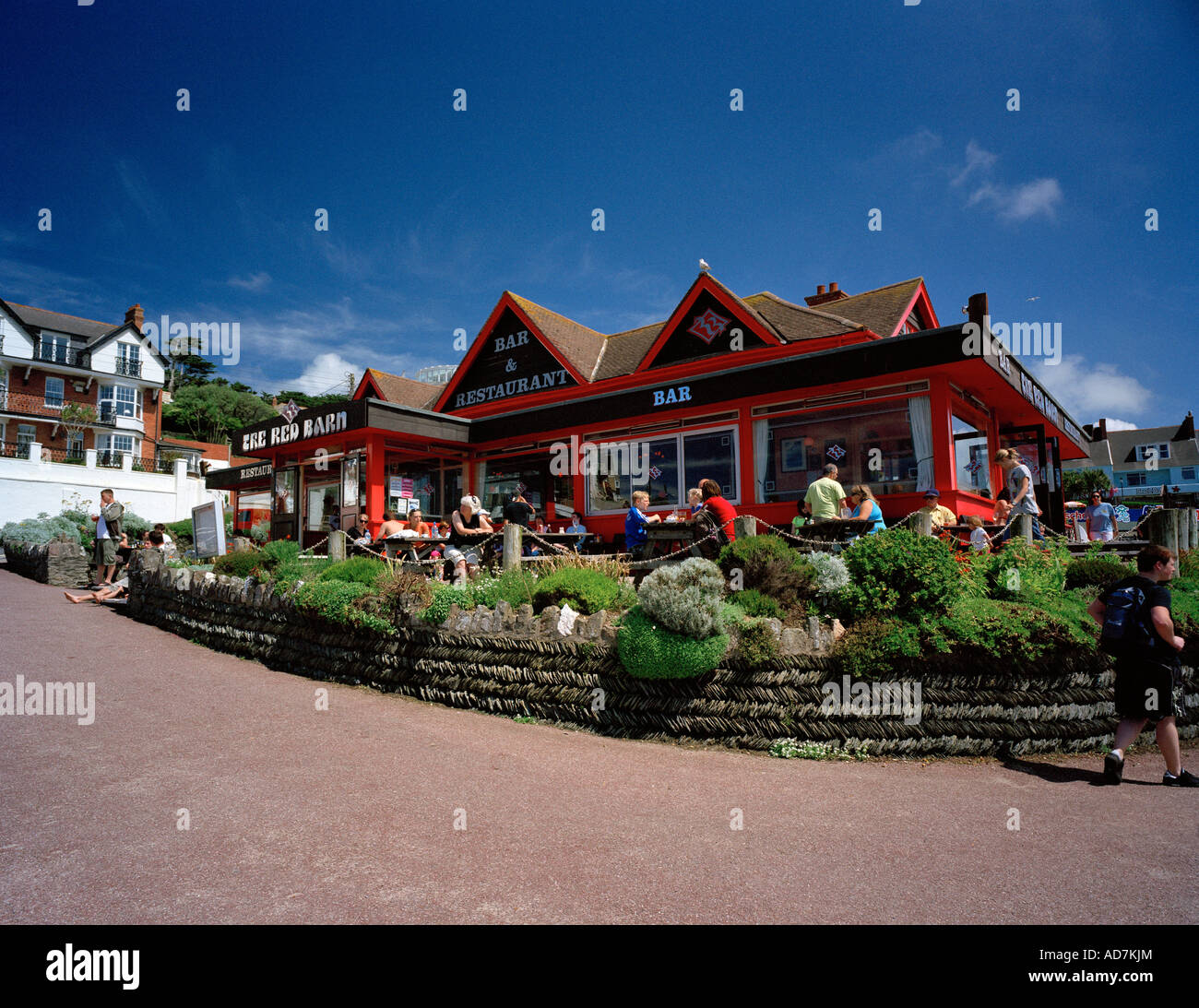 The Red Barn Pub, Woolacombe Bay, North Devon, England, UK, Stock Photo