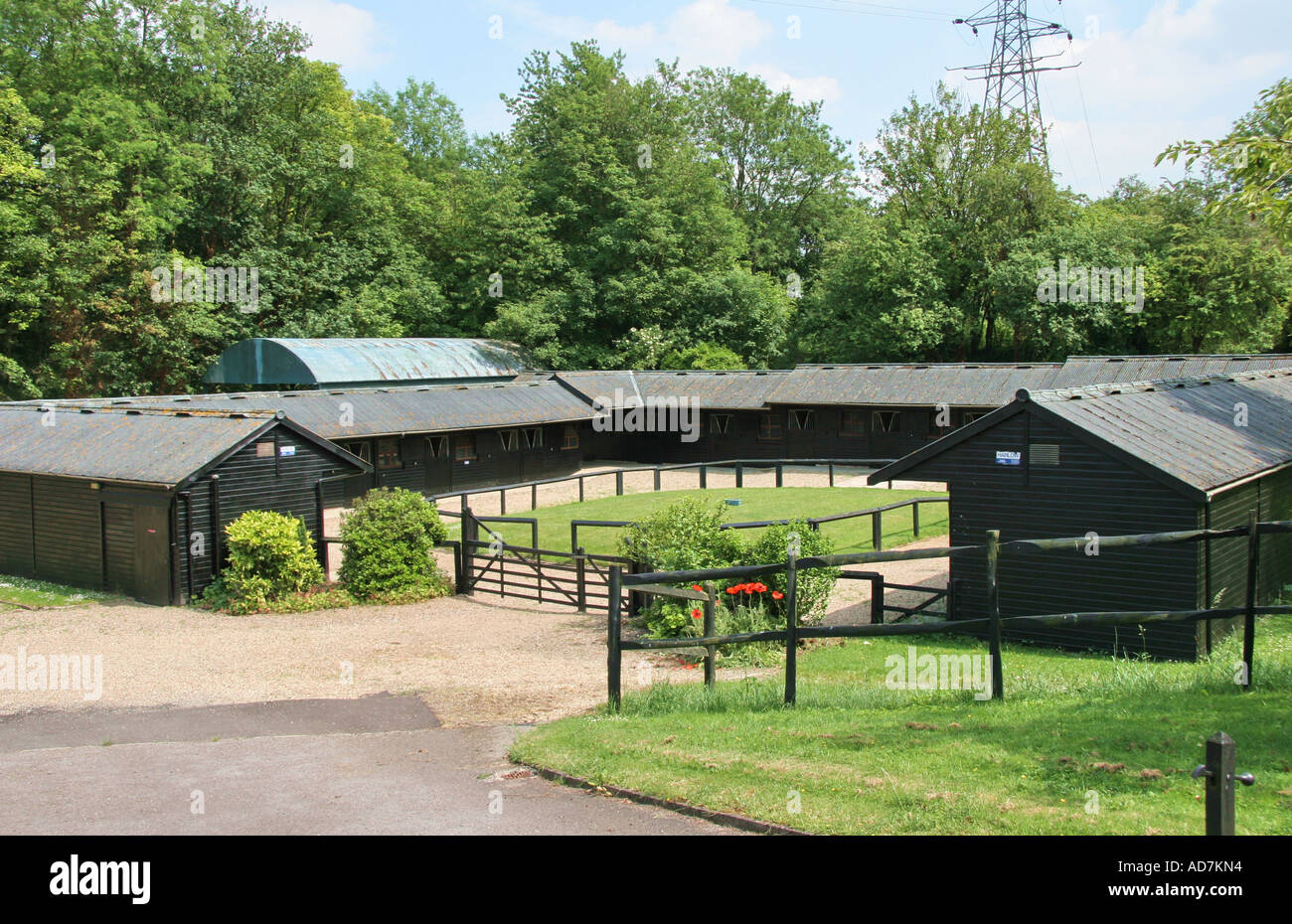 Horse Stables, Surrey Stock Photo Alamy