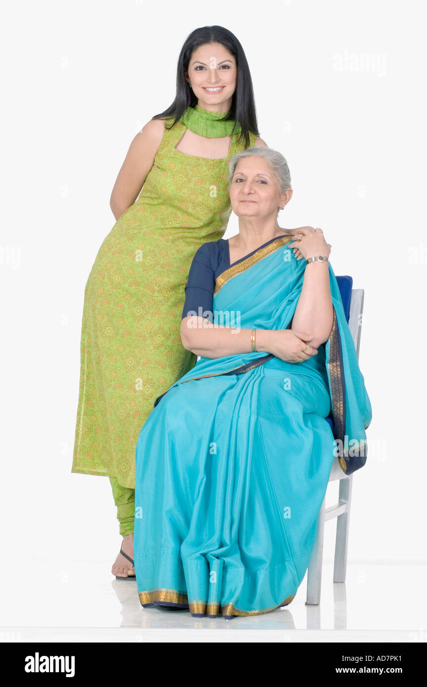 Indian mother with her child Cut Out Stock Images & Pictures - Alamy