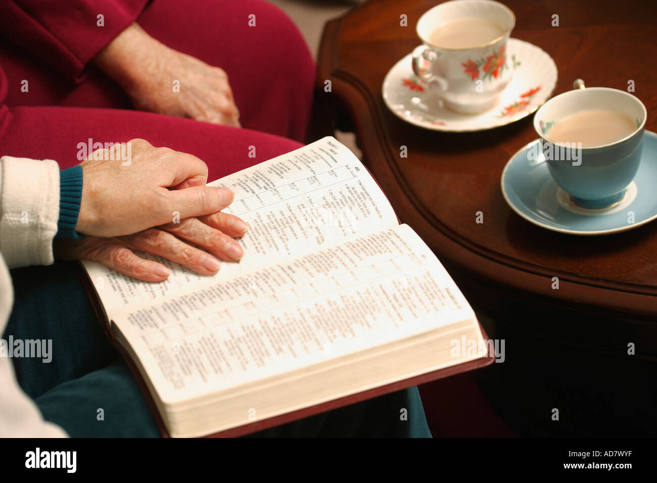 Bible study Stock Photo