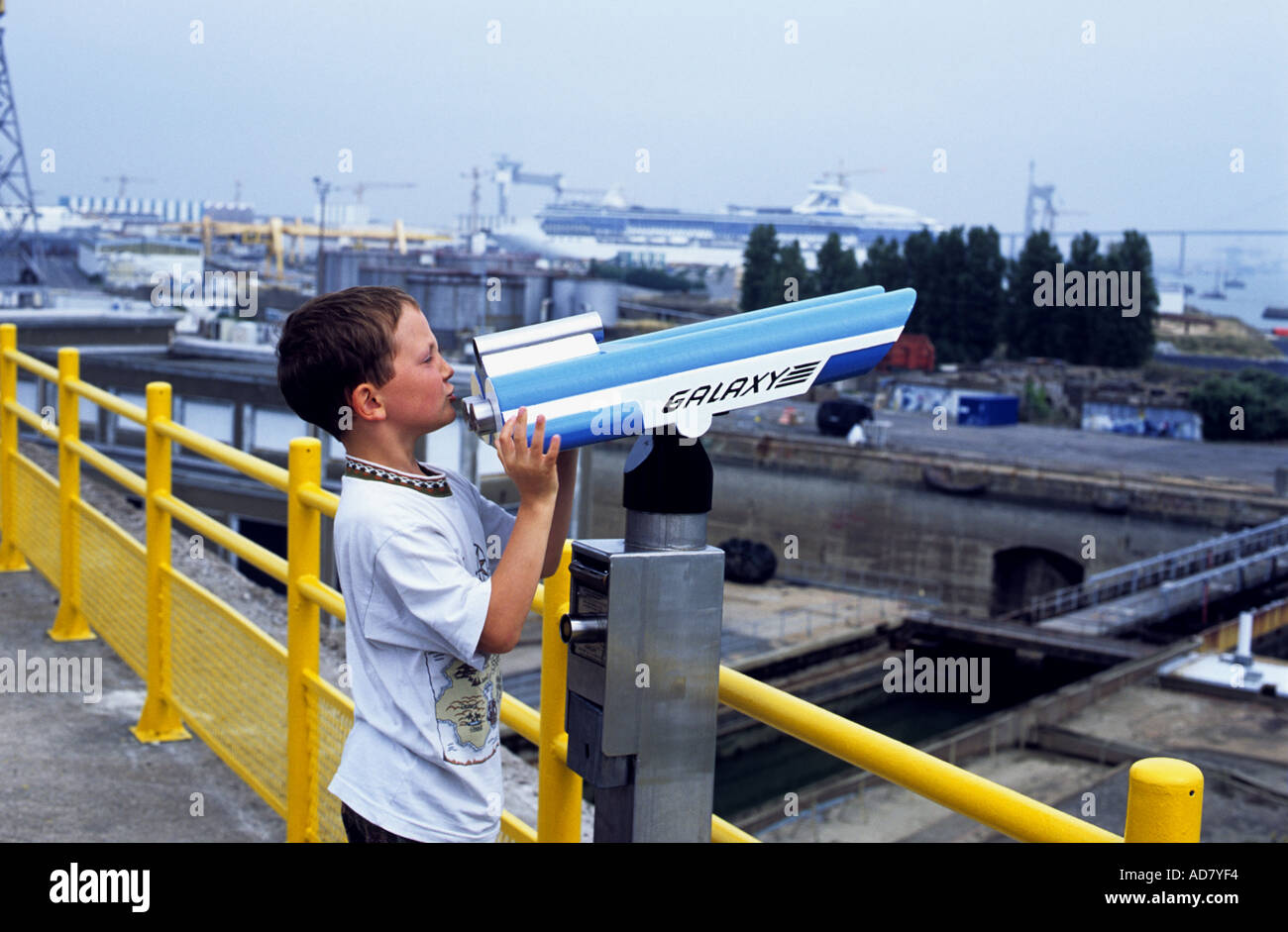 St Nazaire harbour, Brittany, France Stock Photo Alamy