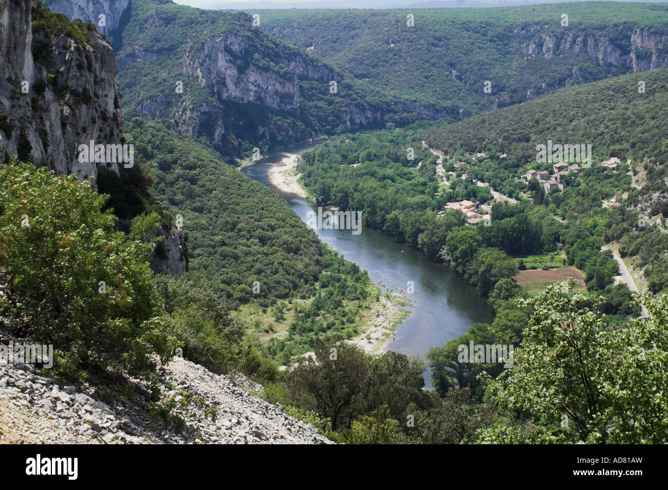 Ardeche Gorge, Southern France Stock Photo - Alamy
