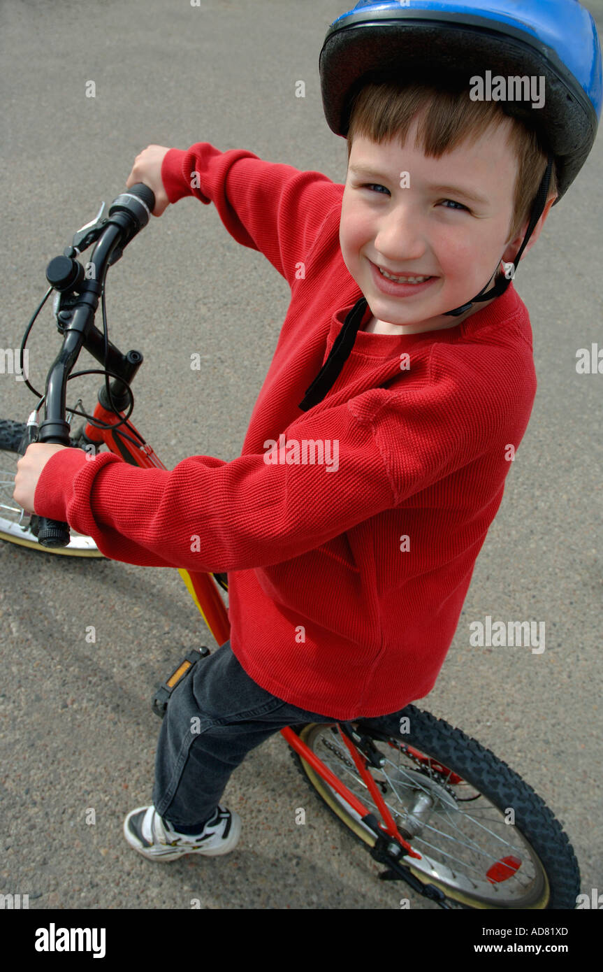 Boys ride bike bicycle hi-res stock photography and images - Alamy