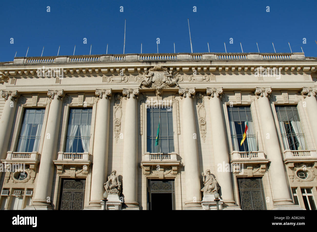 Palacio Piratini(Governor's Palace), Matriz Square, Porto Alegre, Brazil Stock Photo