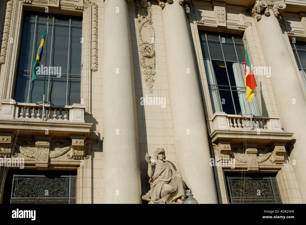 Palacio Piratini(Governor's Palace), Matriz Square, Porto Alegre, Brazil Stock Photo