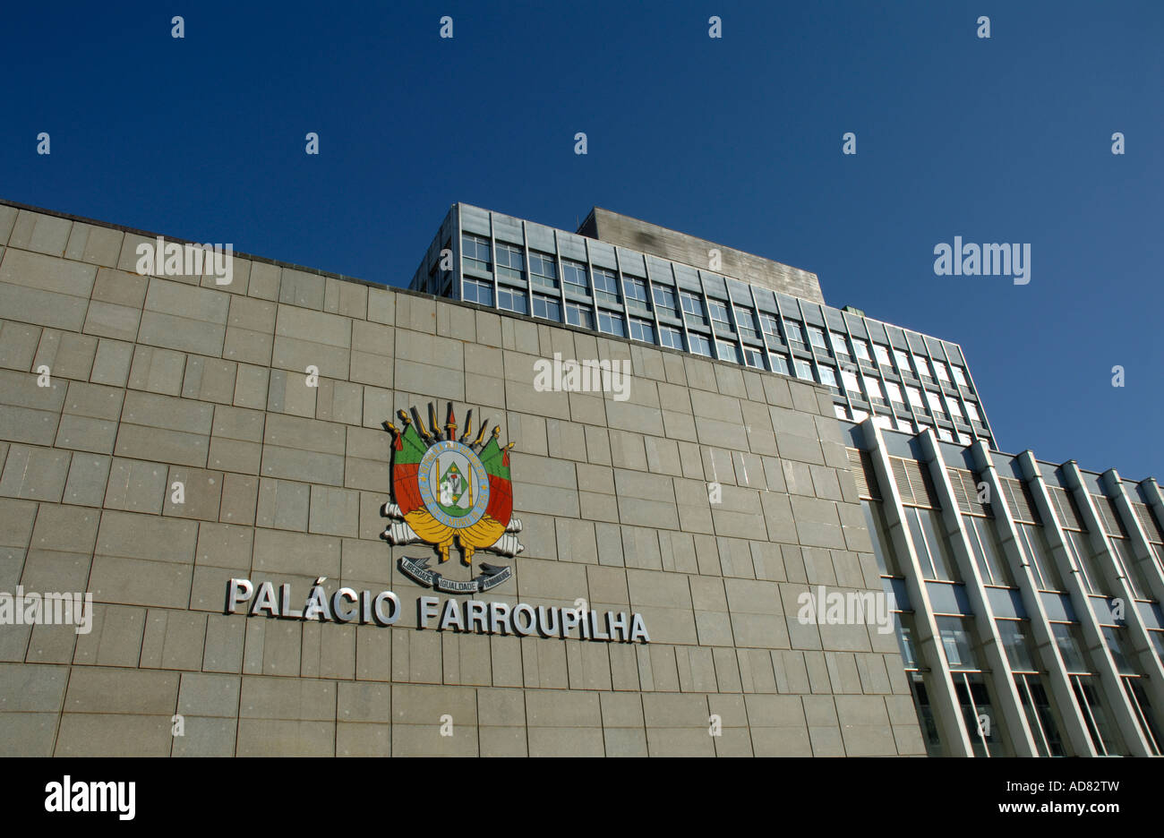 Palacio Farroupilha, State Congress, Matriz Square, Porto Alegre, Brazil Stock Photo