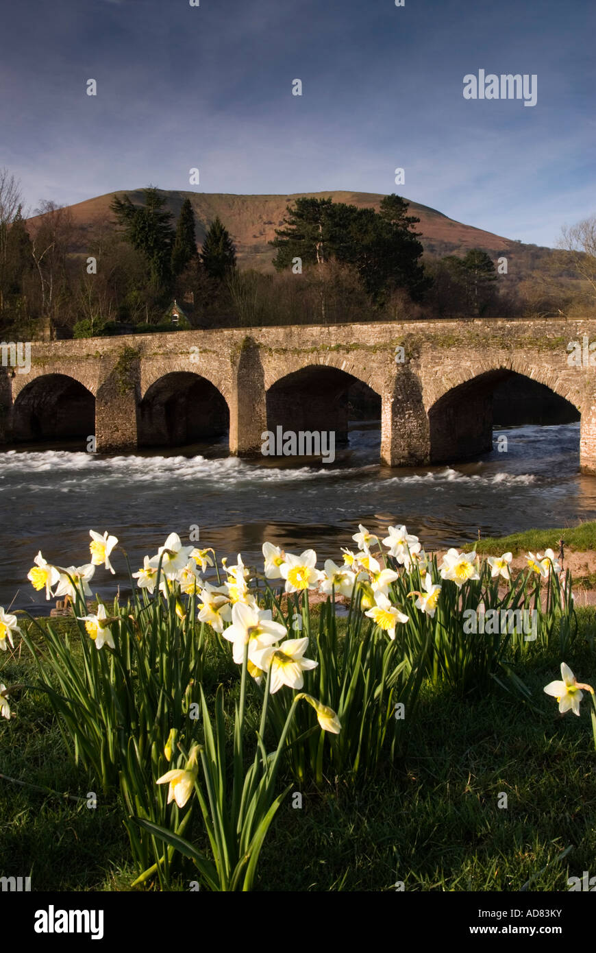 Wales river usk abergavenny hi-res stock photography and images - Alamy