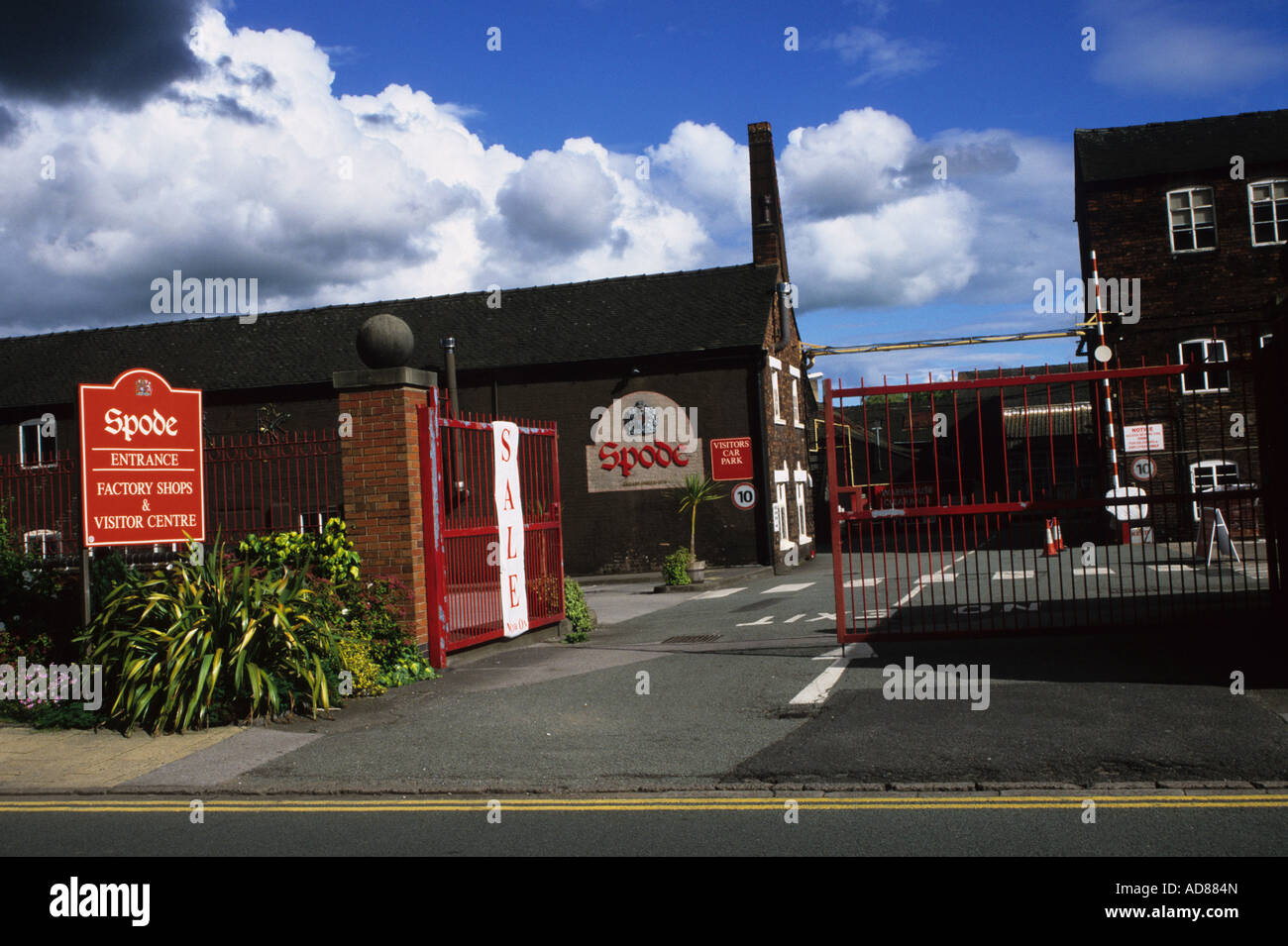 Spode Factory In Stoke Stoke-on-Trent Stock Photo