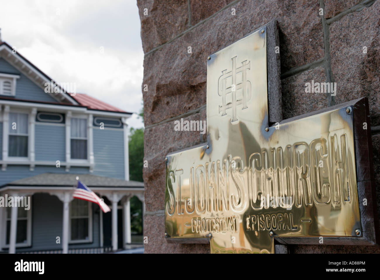 Portsmouth Virginia,Olde Towne Historic District,Washington Street,St. John's Protestant Episcopal Church 1897,VA070624067 Stock Photo