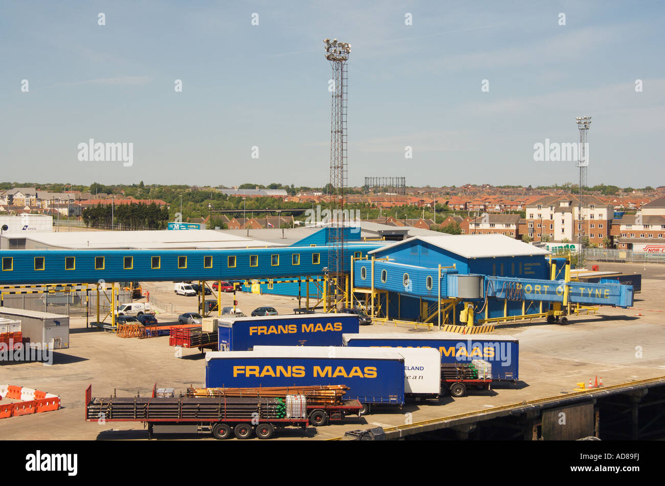 International Ferry Terminal Port of Tyne Tyneside England Stock Photo Alamy
