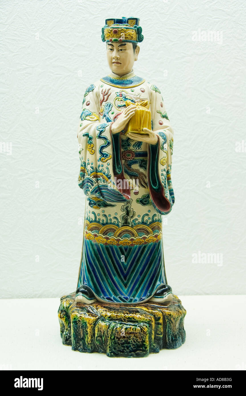 JiaZhi ceramics by Taiwanese artist Lin Guangyi housed in The Museum of the Terracotta Warriors Stock Photo
