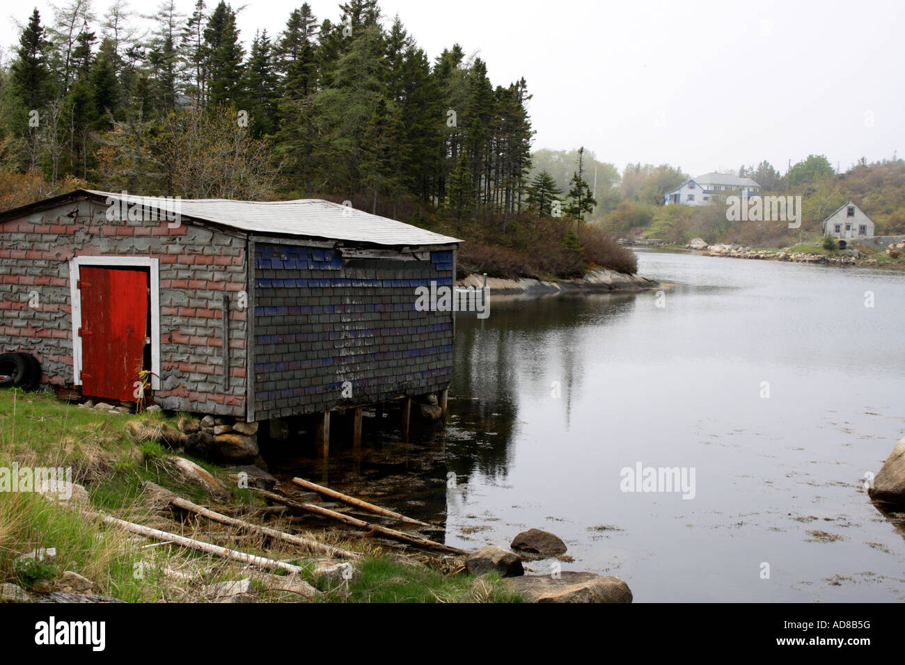 fishing house East Dover, Lighthouse Route, Nova Scotia, Canada, North