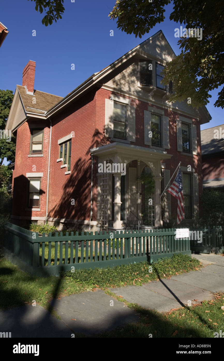 Susan B Anthony house Rochester New York Stock Photo