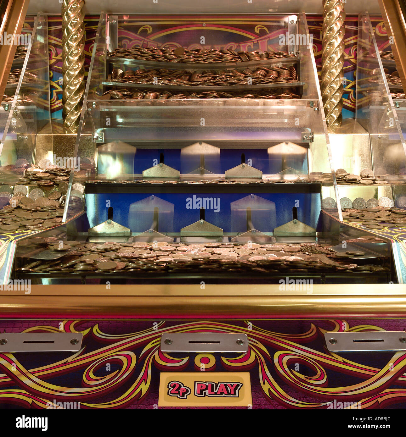 coin-pushing-machine-stock-photo-alamy