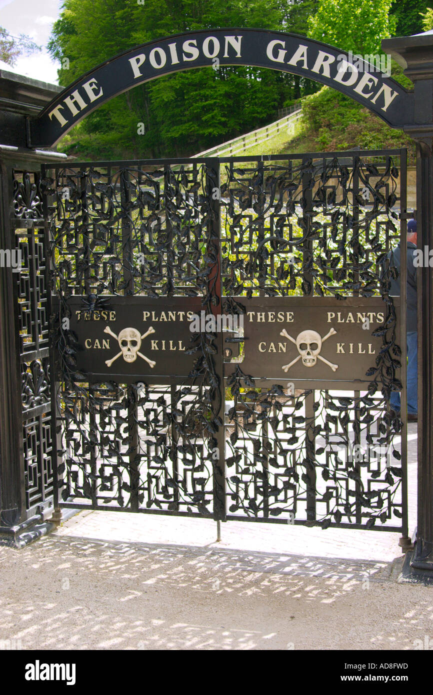 Poison Garden Gate Alnwick Garden Stock Photos Poison Garden