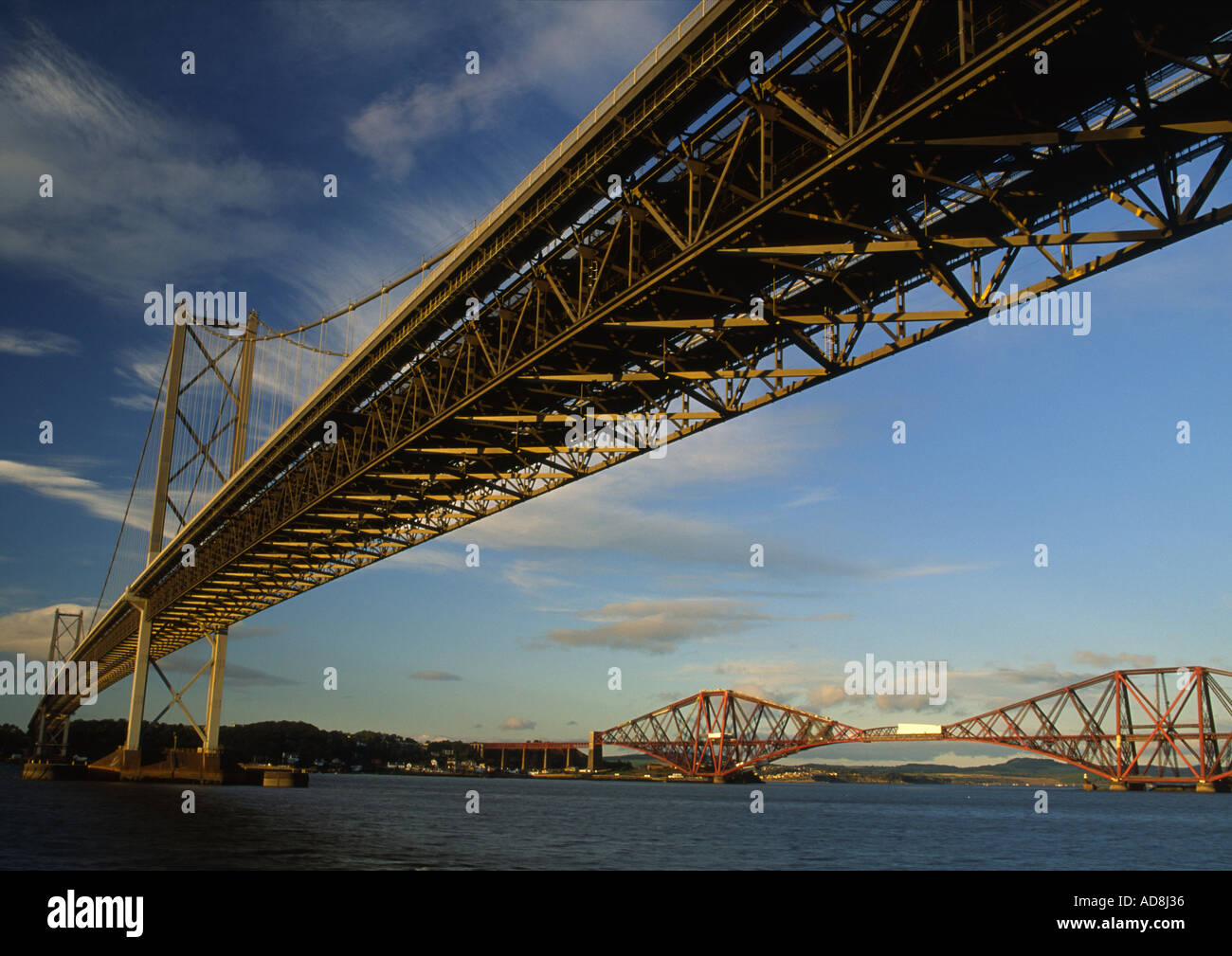 Forth Bridges, Scotland Stock Photo