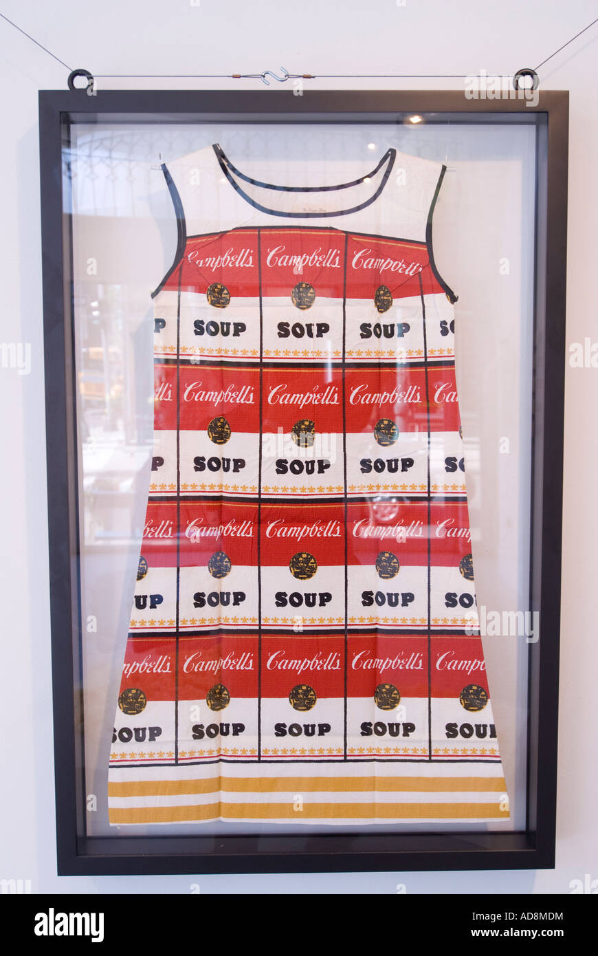 Dress made by Andy Warhol Stock Photo