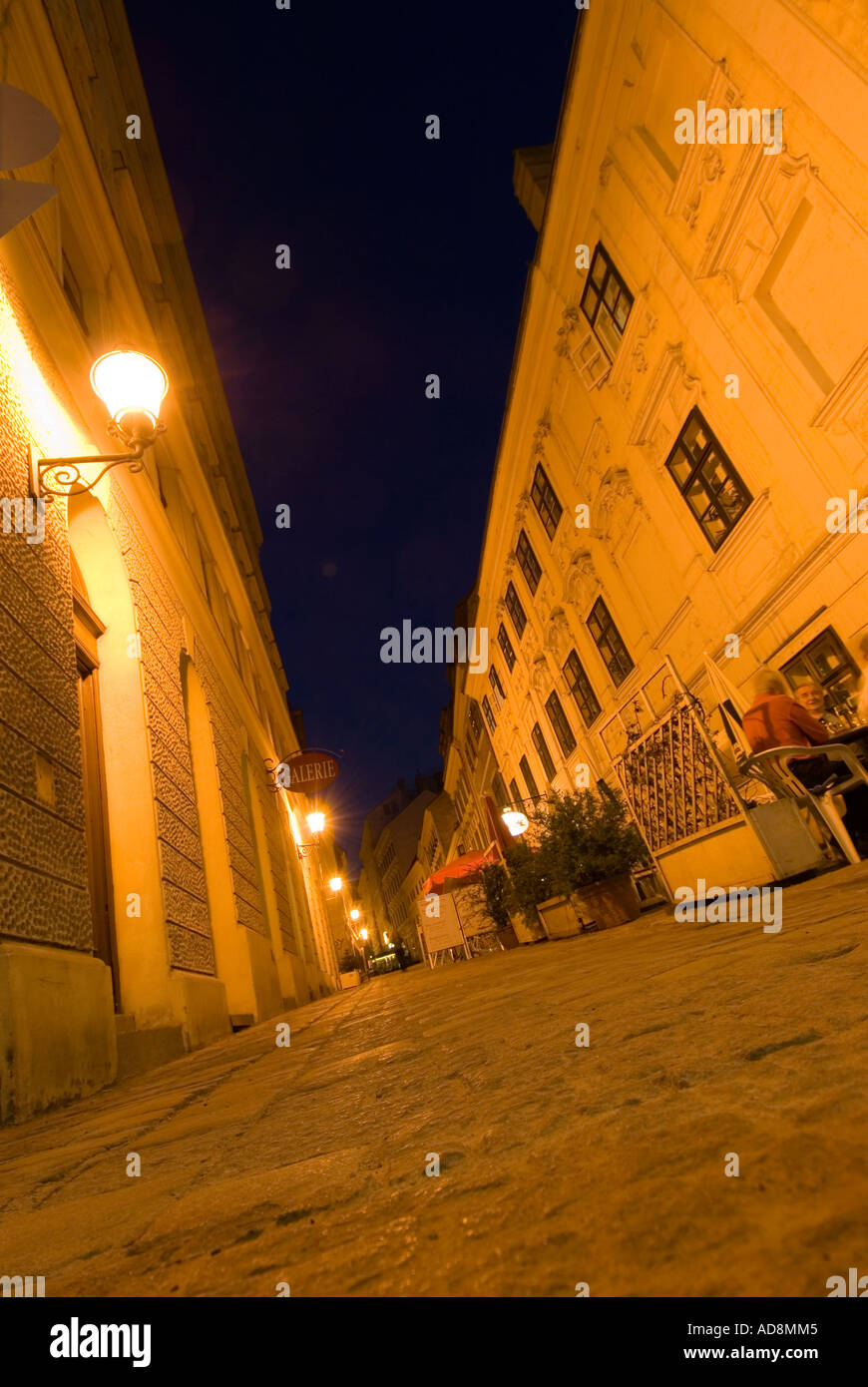 Vienna, Spittelberg, Restaurant Boheme Stock Photo