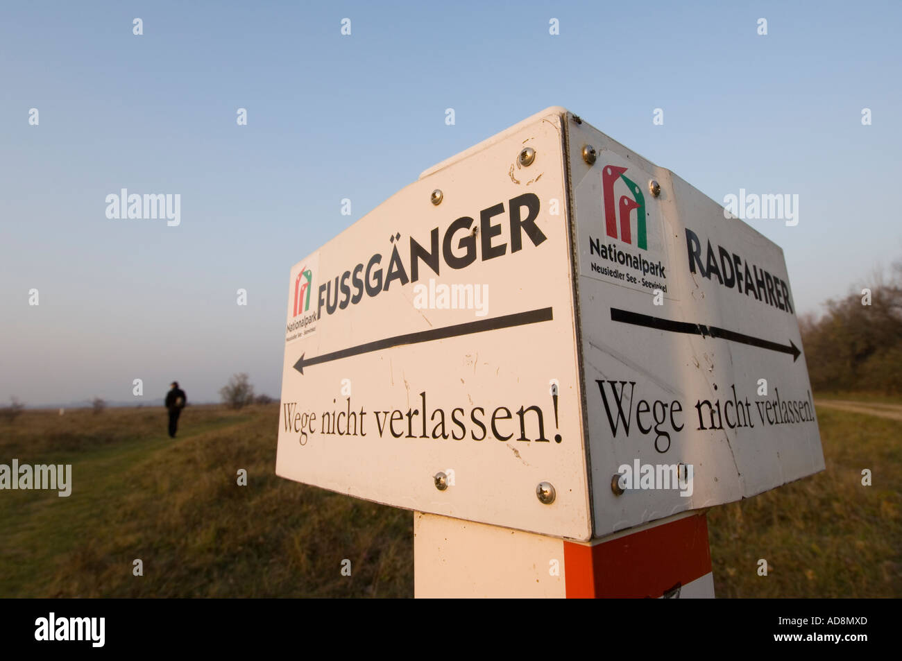 Path Advert Attention pedestrians hi-res stock photography and images - Alamy