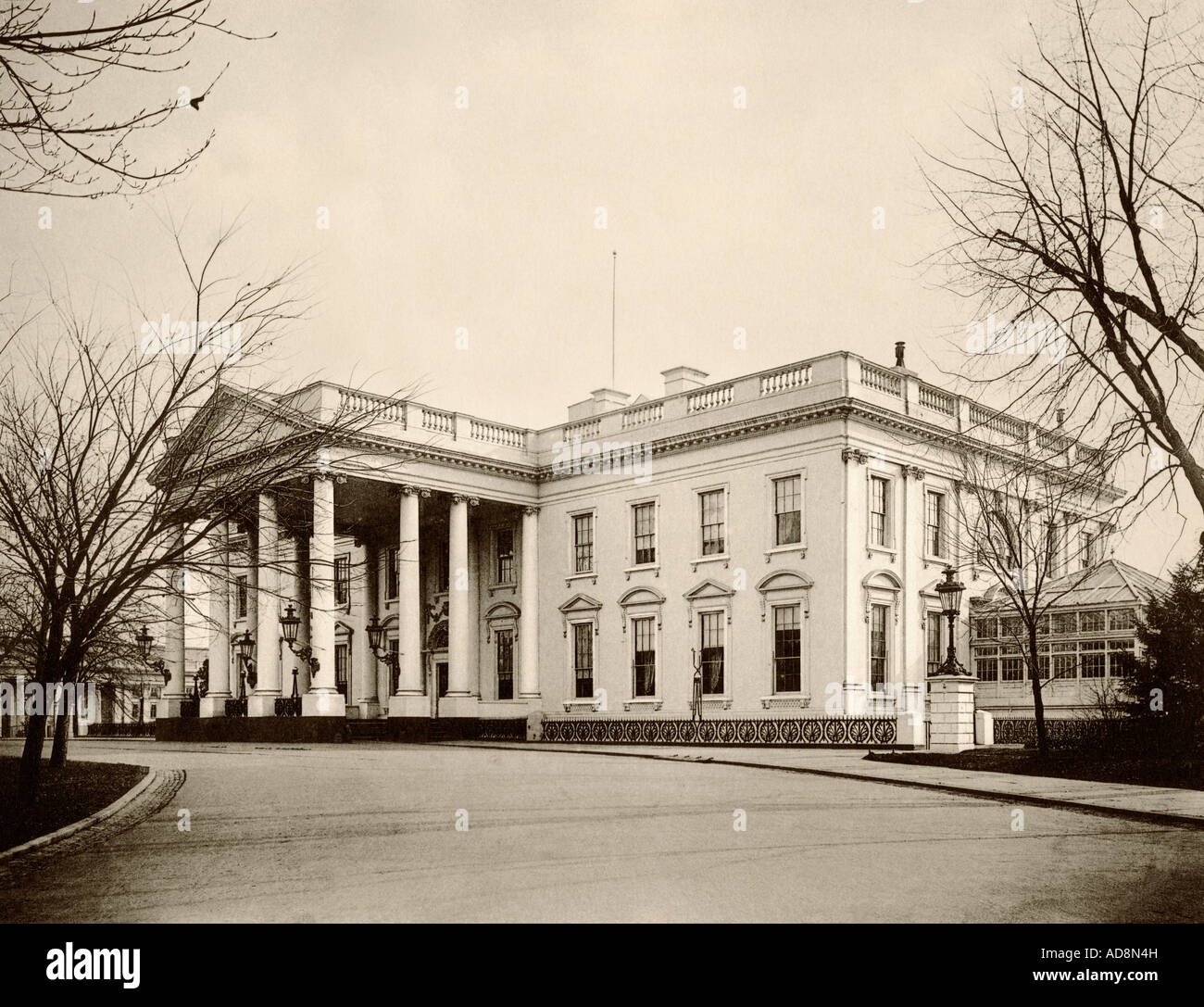 The white house in america hi-res stock photography and images - Alamy
